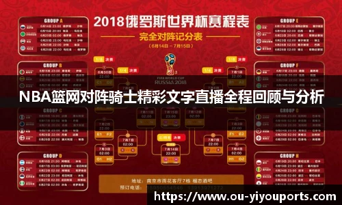 NBA篮网对阵骑士精彩文字直播全程回顾与分析